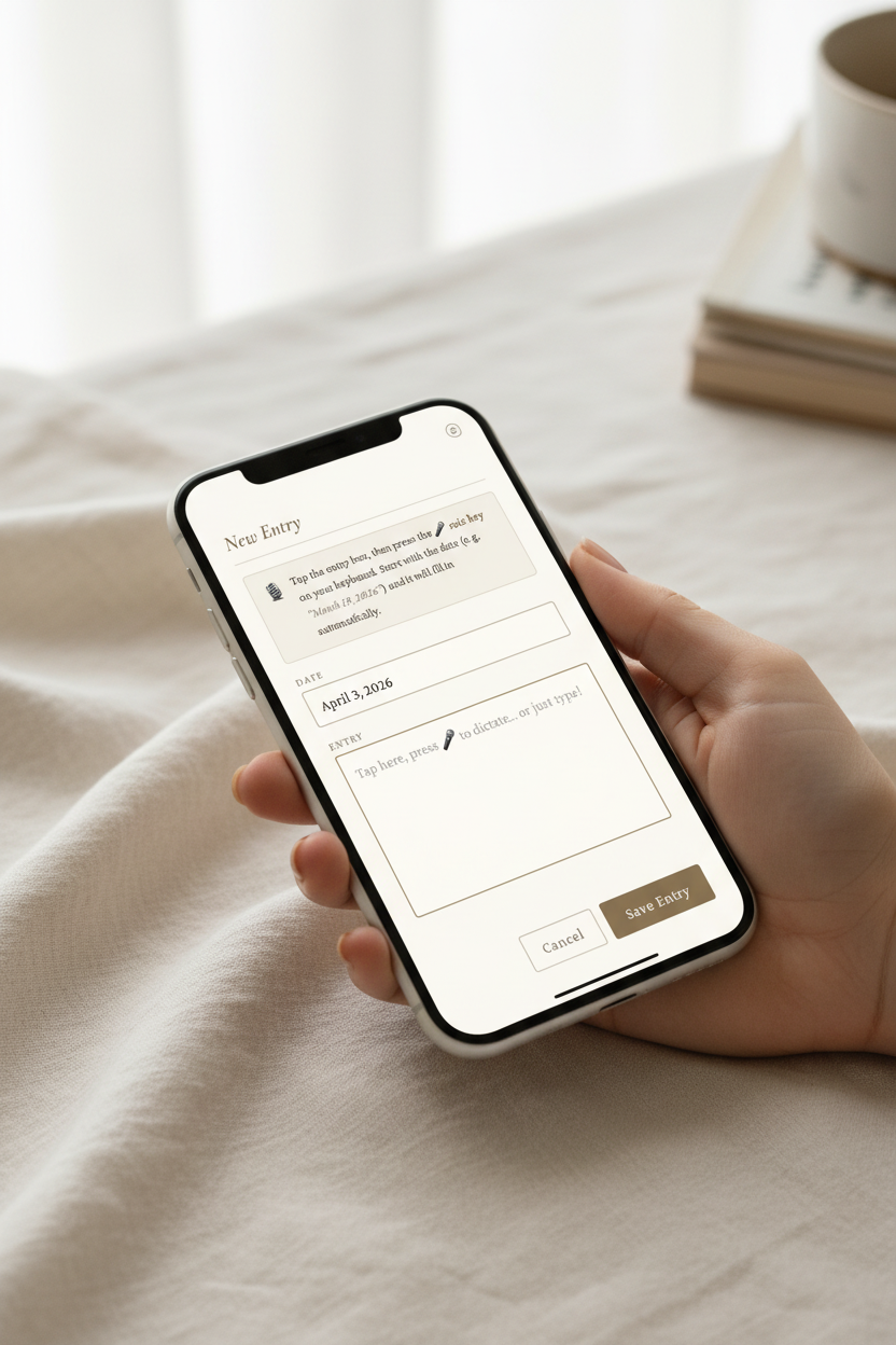 Digital Journal New Entry Mockup